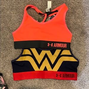 2 brand new under armor sports bras.